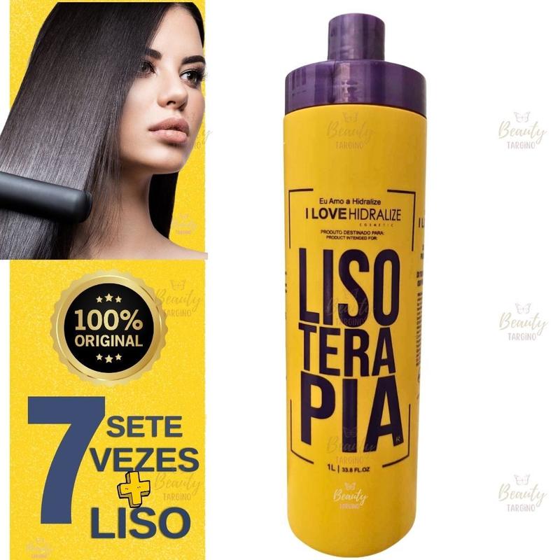 Progressiva Orgânica Sem Formol Lisoterapia - Hidralise 1L - Liso Extremo Sedoso Brilho Hidratação Cuidados Com O Cabelo