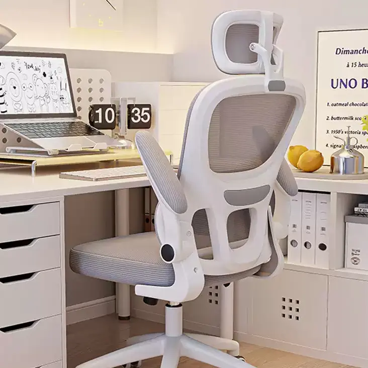 Cadeira De Escritório Ergonômica Executiva Suporte Lombar Tela Mesh 150kg