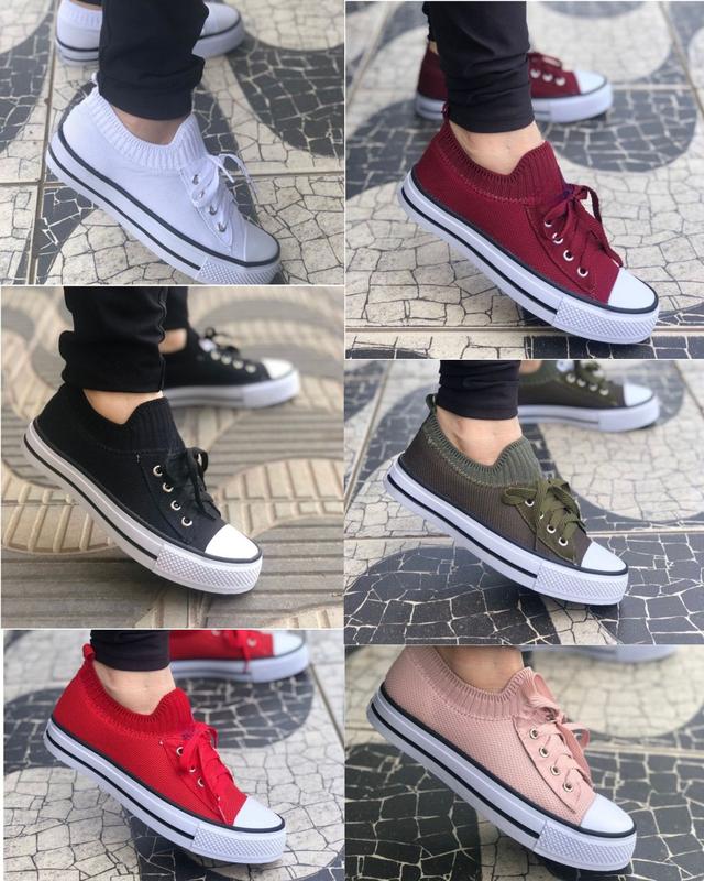 Tênis meia Feminino Masculino Casual Envio Imediato DIA A DIA