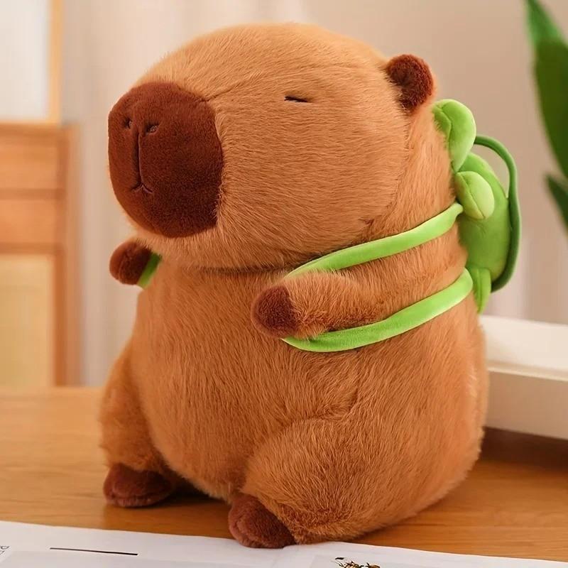 Capivara Filó Pelúcia Gigante Antialérgica Bichinho De Pelúcia Macio Brinquedo Infantil E Adulto Decoração Quarto Presente Criativo Confortável Seguro Alta Qualidade Brasiliana Tech