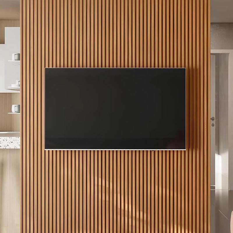 Kit Até 20 Painel Ripado Autocolante Decoração Adesivo 45x11 Painel Para Parede Sala Elegante
