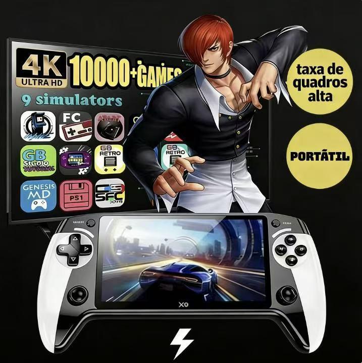 【Console de jogos open source original】Video Game Portátil X9 com 10.000 Jogos Console de jogos open source