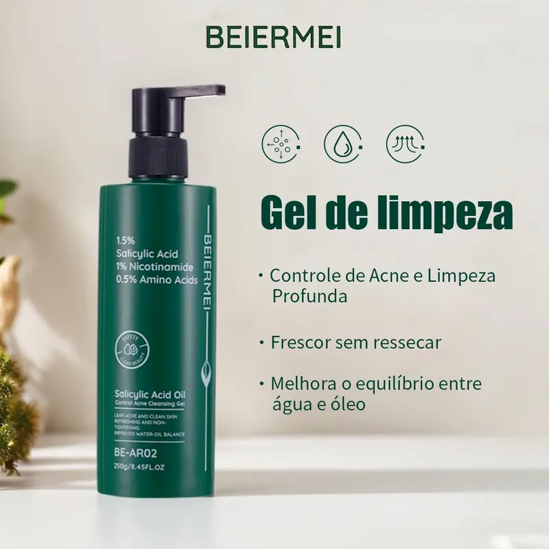 [BEIERMEI Skincare]Gel de limpeza 250g/8.45FL.OZ