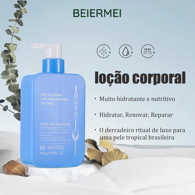 [BEIERMEI Skincare] Loção Corporal Ultra Hidratante Nutritiva 350g / 11.8 FL.OZ