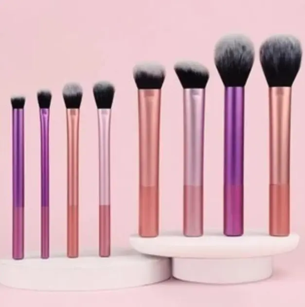 Marca Kit de Maquiagem Colorido com 8 Pincéis de