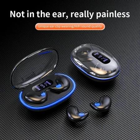 BETTDOW Fones de ouvido estéreo Bluetooth 5.3 à prova d'água com cancelamento de ruído e microfone integrado para Android e iOS, perfeitos para esportes, música e trabalho