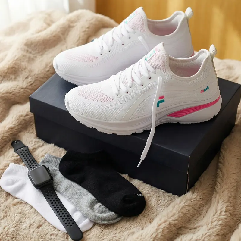 Kit Tênis Feminino + Relógio Smart + Meia - Esportivo Para Academia Caminhada e Dia a Dia - Jumper