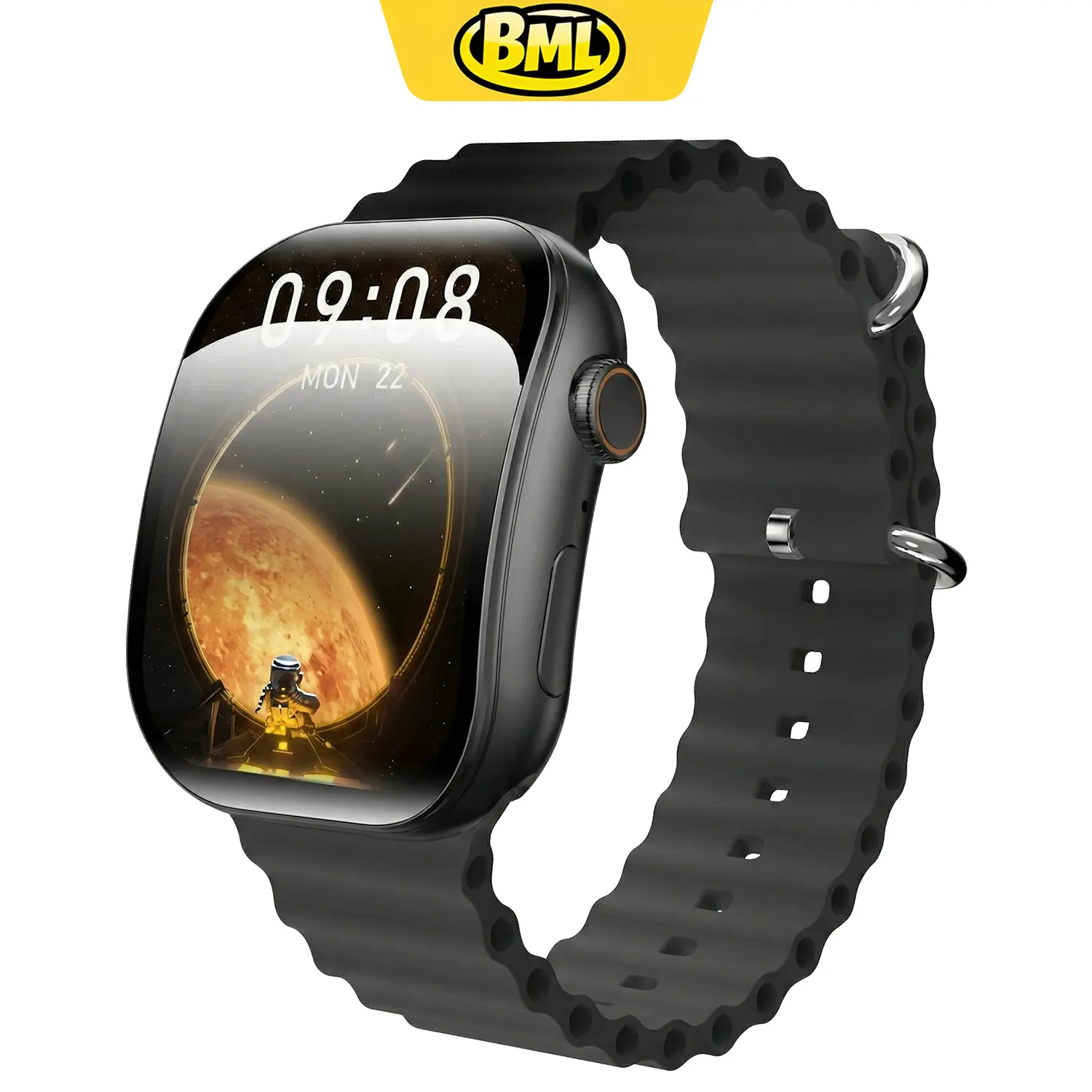 【 BML 】Relógio Smart Completo | Tela 1,71" Curva | Chamada Bluetooth | Saúde 24h | IP67 | Bateria de Longa Duração