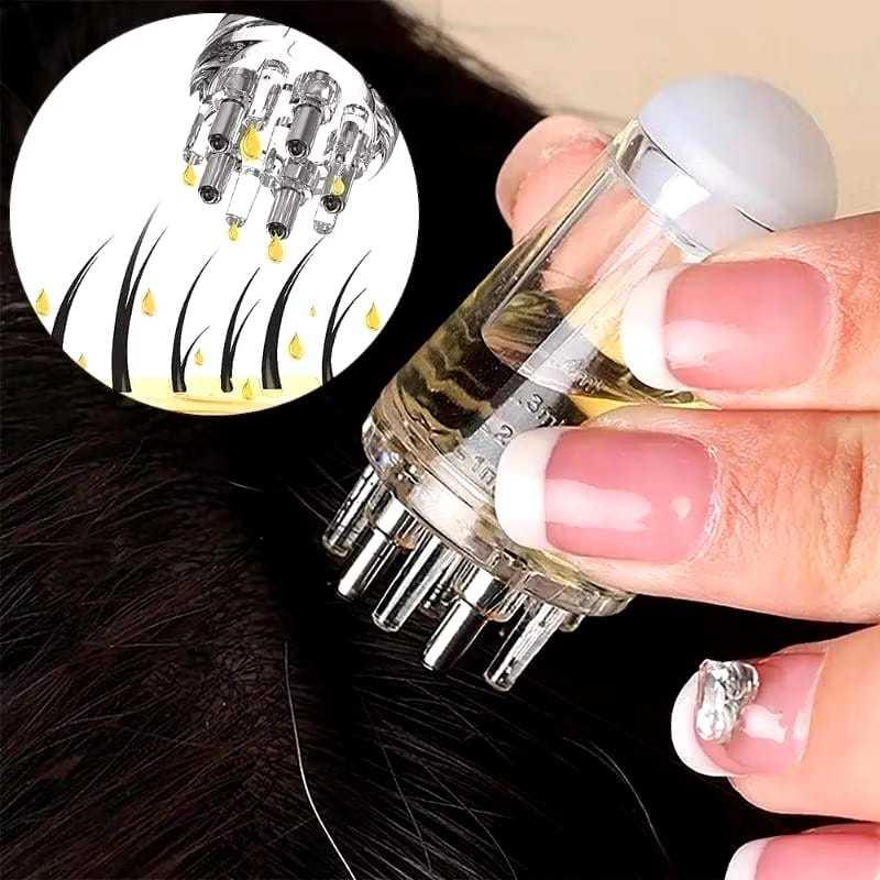 Mini Aplicador Portátil Óleo Soro De Crescimento Capilar Tratamento Para Couro Cabeludo De Massagem Da Cabeça