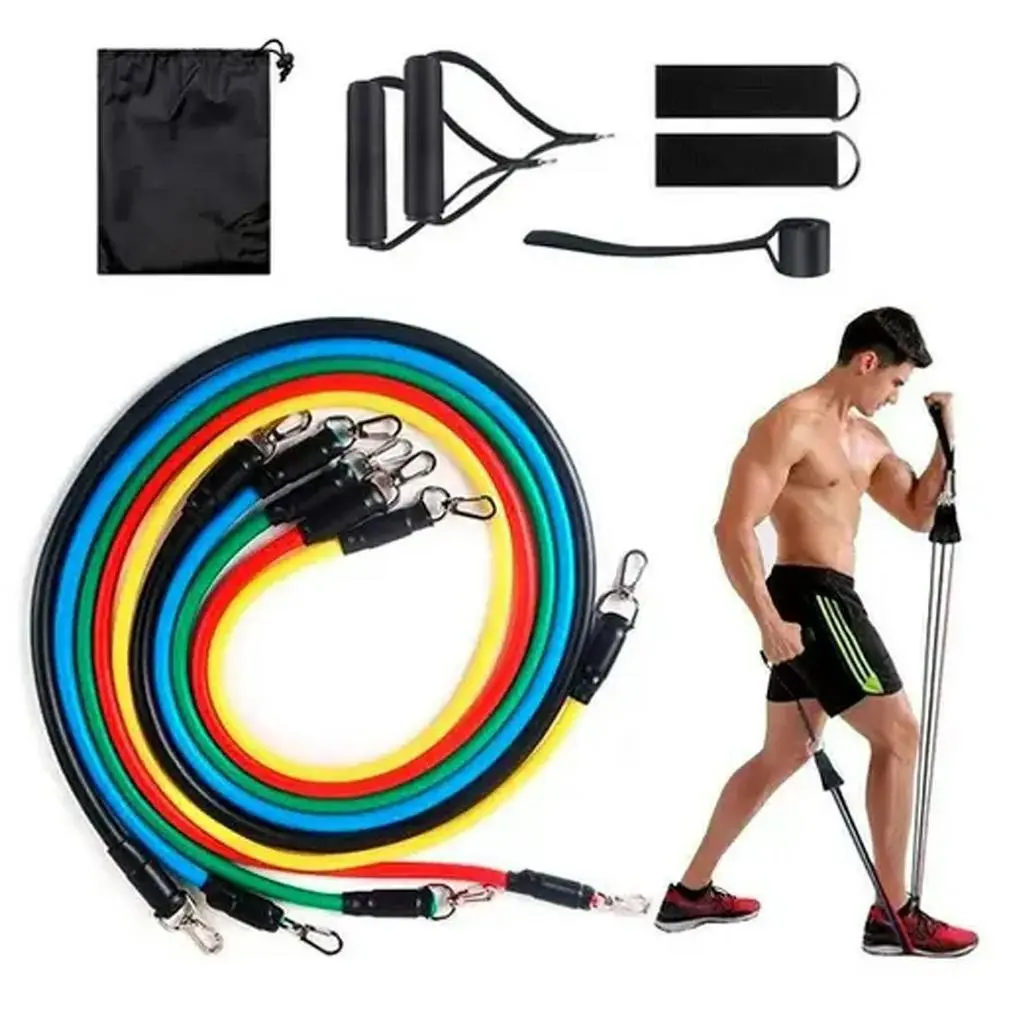 Kit Elásticos Puxar Corda Para Casa Ginásio Equipamentos Fitness Exercício Resistência Acessórios De Treinamento