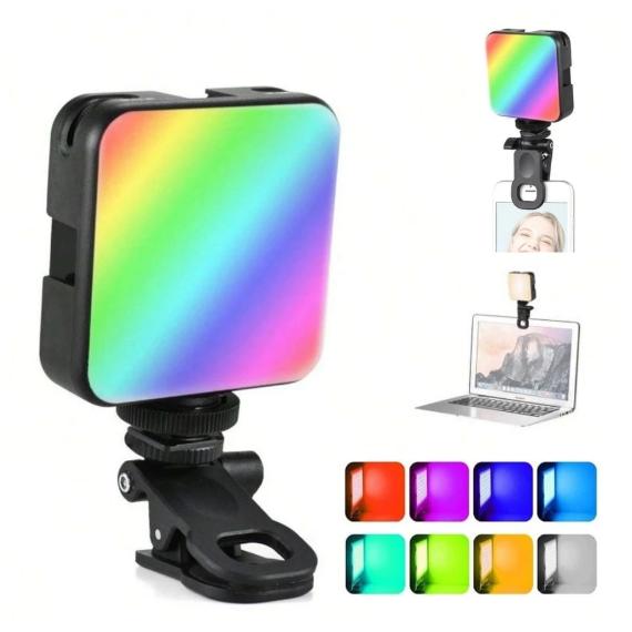 Mini Fotografia Luz RGB /Branco De Preenchimento Panel led / Móvel Câmera /Vídeo /Tiro Ao Ar Livre